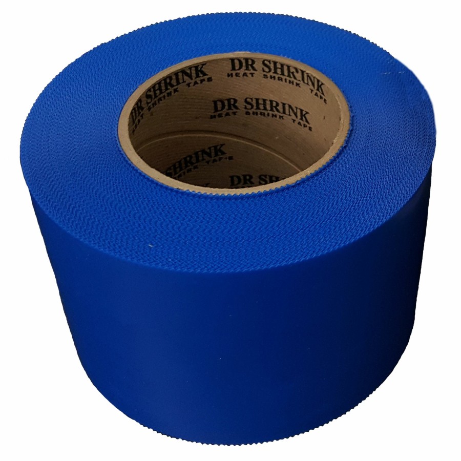 Tape Dr. Shrink | 4 Blue Heat Shrink Tape (Ds-704Bp) Pinked